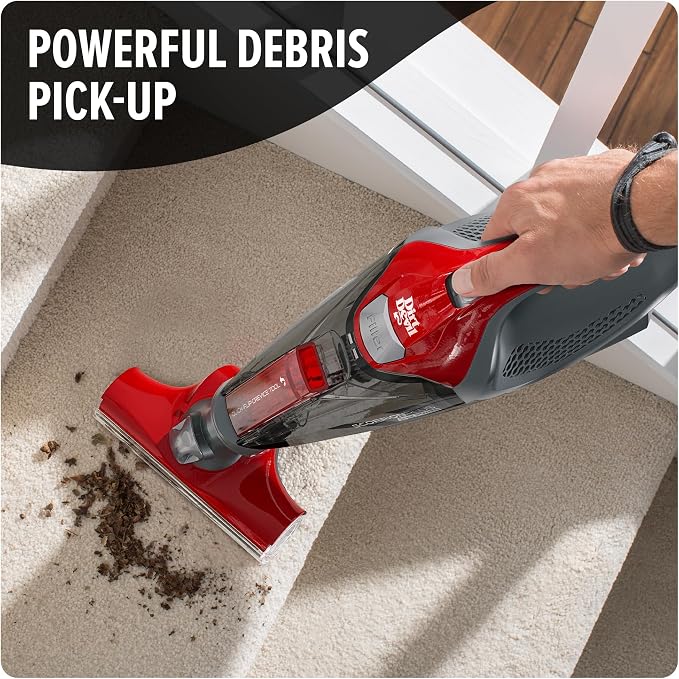 Dirt Devil Scorpion Plus Handheld Vacuum, Powerful Suction, Lightweight | Includes Pivoting Stair and Upholstery Tool, Hose and Dusting Brush, Corded Portable Vacuum