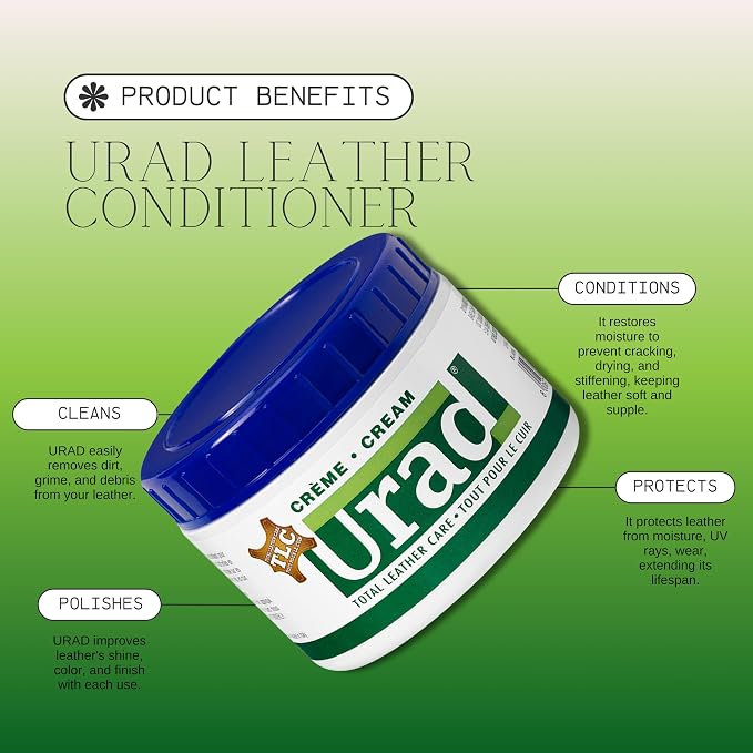 Leather Conditioner 7oz Blue – Premium Conditioning and Color-Reviving Leather Cream for Blue Leather Shoes, Bags, Furniture, and More!