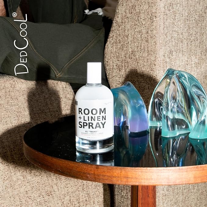 DedCool, Room + Linen Spray, 01 Taunt, Essential Oil Infused, 3 fl oz | Natural non-toxic formula freshens home, bedding, couch, closet & bathroom