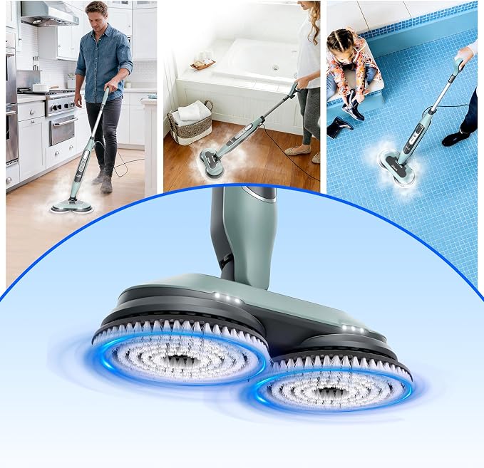 2 Pack Newly Upgraded Steamer Pads Replacement for S8201 S8001 S7001 S7201 S7005 Fit for Shark Steam and Scrub Mop, Steam & Scrub All-in-One Scrubbing Mop, Deeply Clean All Kinds of Ffloors