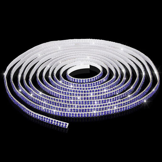Kingdder 16.4 ft Bling Car Trim Self Adhesive Bling Car Accessories for Women Rhinestone Strip Glitter Diamond Sticker DIY Line Molding Dashboard Decal Shiny Auto Stuff for Interior Exterior Decor