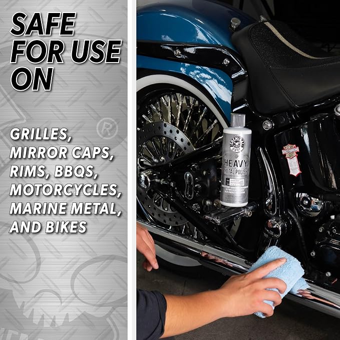 Chemical Guys, Heavy Metal Polish for Chrome, Aluminum & Stainless, 16 oz