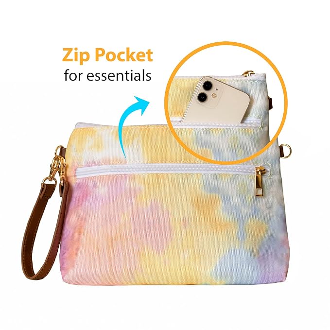 Bumco Diaper Clutch - Portable Wipes Dispenser & Baby Travel Essential, Airtight Dispenser, Refillable Wipes Container, Travel Baby Essentials, Diaper Bag Purse