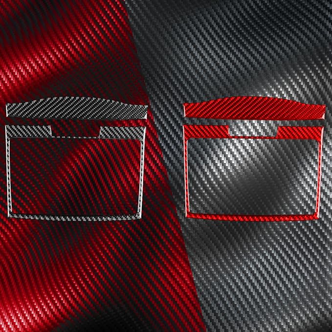 Real Carbon Fiber Trim for Honda CRV Accessories | for CR-V 2012 2013 2014 2015 2016 Central Console CD Player Panel Sticker Interior Thick Overlay Decal - B