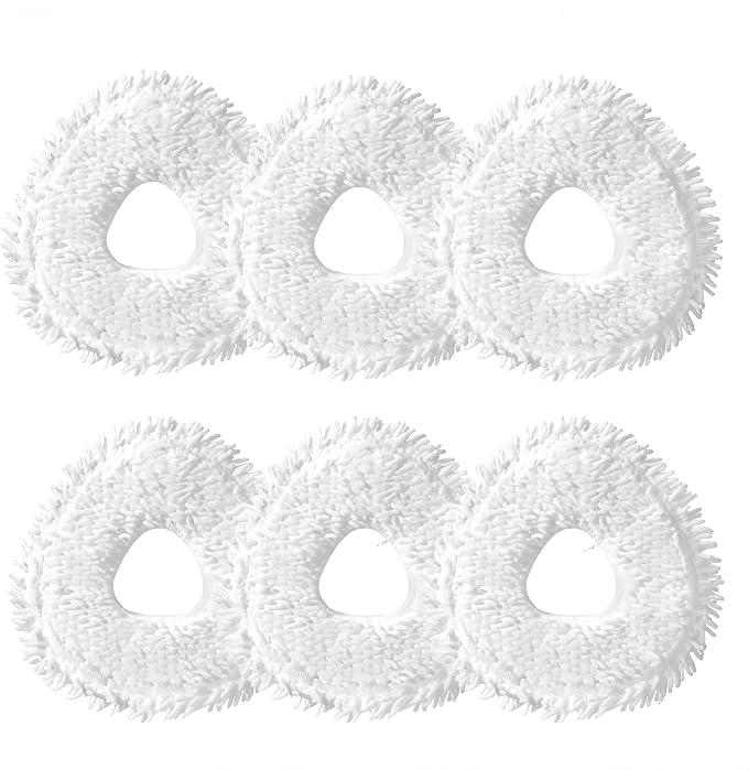 6-Pack Mop Pads for Narwal Freo Series | Reusable microfiber pads, strong absorption.Freo Pro X Ultra,Z Ultra,Z10,T10,J3,J4,J5,R10