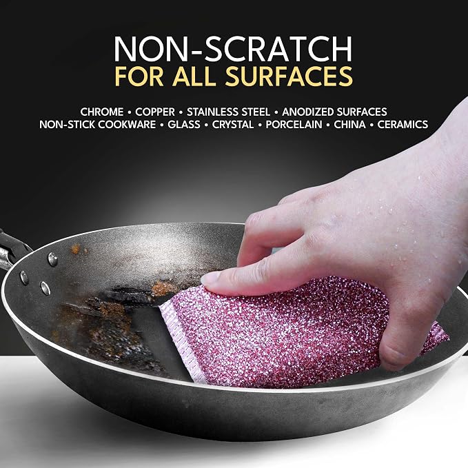 Dish Sponges for Kitchen(30 Pcs) Non-Scratch Scrub Sponges for Dishes, Pots, Pans, Glass, Stainless Steel & Nonstick Cookware–Odor-Resistant, Quick-Dry, Flexible, Durable & Reusable Cleaning Scrubbers