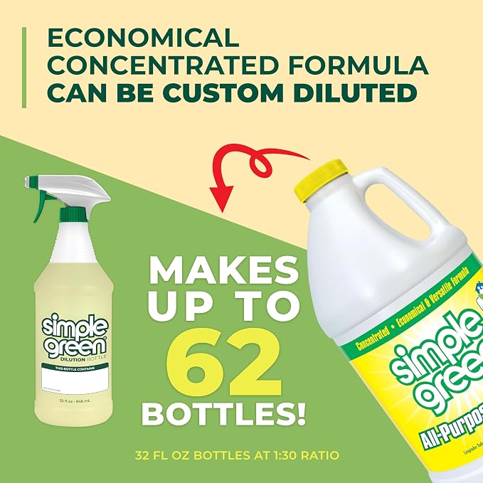 Simple Green All Purpose Cleaner Concentrate Lemon Scent 64 Fl Oz