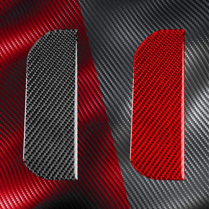 Power Outlet Stickers Fit for Toyota 4Runner(N210) 2003-2009 | for SR5/Sport Edition/Limited | Real Carbon Fiber | Accessories | Power Outlet Cover | Thick Overlay
