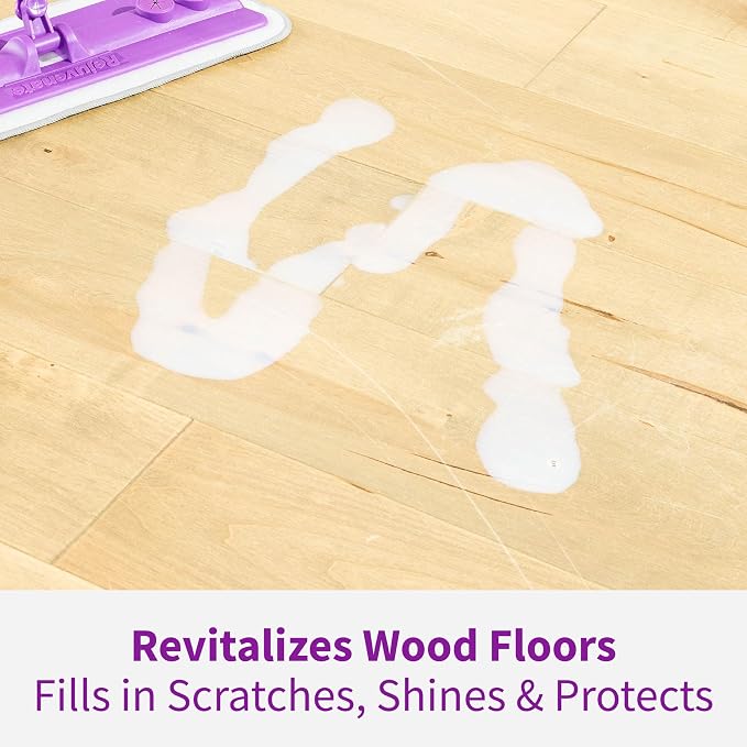 Rejuvenate Professional Wood Floor Restorer Fills Scratches, Shines And Protects Wood Flooring For A High Gloss Shine, 1 Gallon | 1-Coat Application Fills Scratches, Shines & Protects Hardwood Floors, Leaves A Glossy Finish, Safe For Pets & Kids