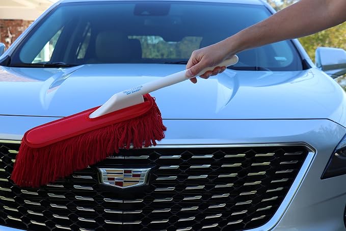 The Original California Car Duster Detailing Kit with Plastic Handle, Model Number: 62445 , Red