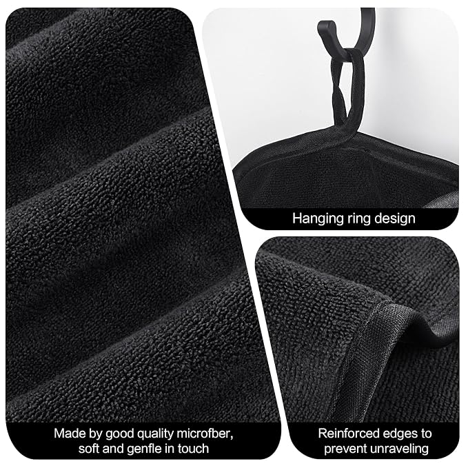 SINLAND Microfiber Facial Cloths Fast Drying Washcloth 8inch x 8inch Absorbent Face Wash Cloth Soft Makeup Remover Cloths