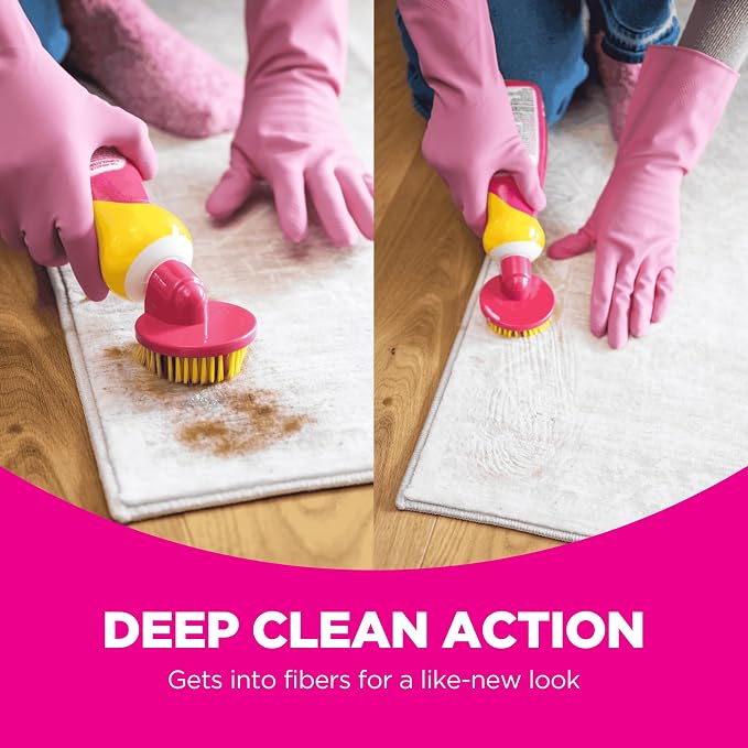 The Pink Stuff Carpet & Upholstery Stain Remover, Oxi Cleaner with Scrubber, 16.9 fl oz