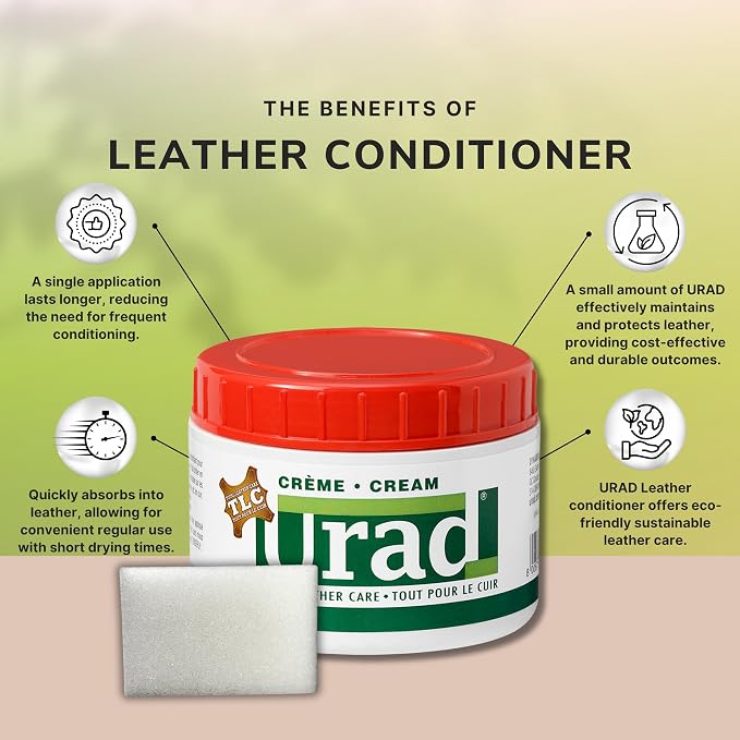Leather Conditioner 7oz (200g) Red – Compact, Color-Enhancing Leather Care for Red Shoes, Bags, Jackets, and Accessories