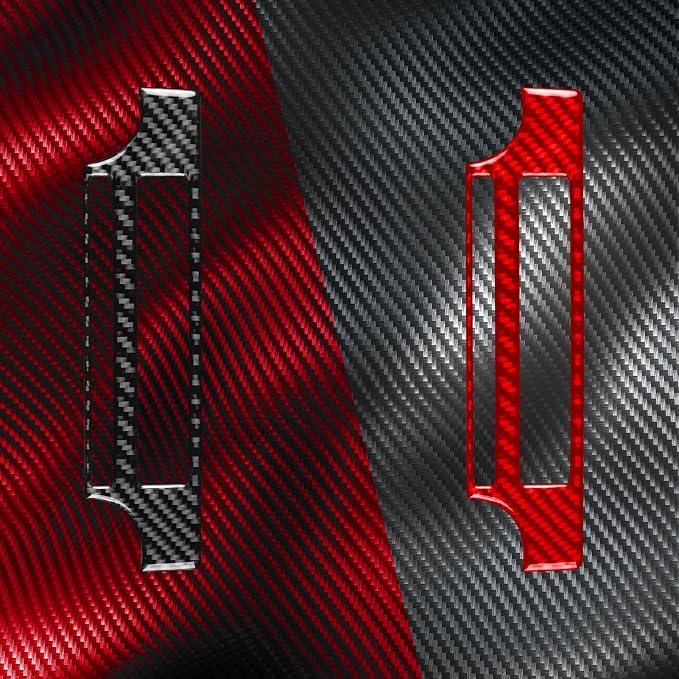 Real Carbon Fiber Trim for Toyota Camry Accessories | for 2012 2013 2014 Central Control Air Conditioning Panel Sticker Interior Thick Overlay Decal