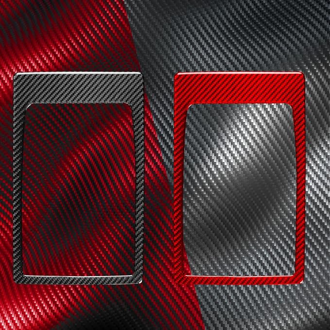 Fit for Cadillac Escalade ESV 2007-2014 / EXT Hybrid 2009-2013 Decals | Real Carbon Fiber | Accessories | Overhead Reading Light Panel Surround Trim | Thick Overlay