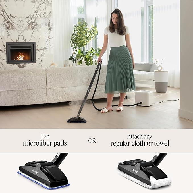 Dupray Neat Steam Cleaner for Home - Ultimate Pack | Powerful Multipurpose Steamer | Chemical-free cleaning for floor, car, wall, grout & kitchen | Steam mop | 40 Accessories