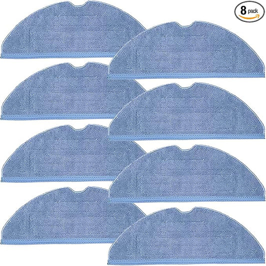 8 Pack S7 Vacuum Mop Replacement Pads for Xiaomi Roborock S7 Roborock S7+ Roborock S7 MaxV Roborock S8/S8+ Roborock S7 MaxV Plus Roborock T7S T7 plus T7S plus Robot Vacuum,8 Pack Microfiber Mop Pads