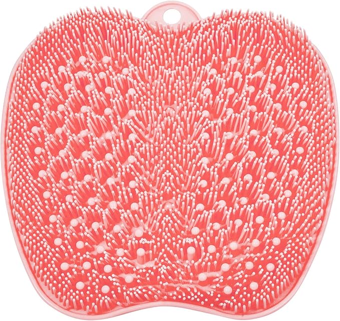 BESKAR XL Large Foot Scrubber Mat for Use in Shower - Shower Foot Cleaner to Eliminate Calluses Dead Skin, Foot Massager Mat for Men & Women to Soothe Achy Feet, Non Slip Suction Cups | Cleans, Smooths, Exfoliates, Massages Your Feet Without Bending, I...