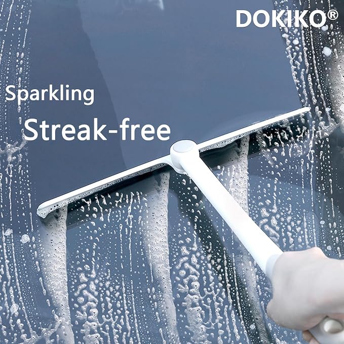 DOKIKO Glass Cleaner Refill Tablets - 50 Eco-Friendly Refill Packs,800fl oz Spray,Plastic-Free Formula for Windows, Mirrors & Windshields