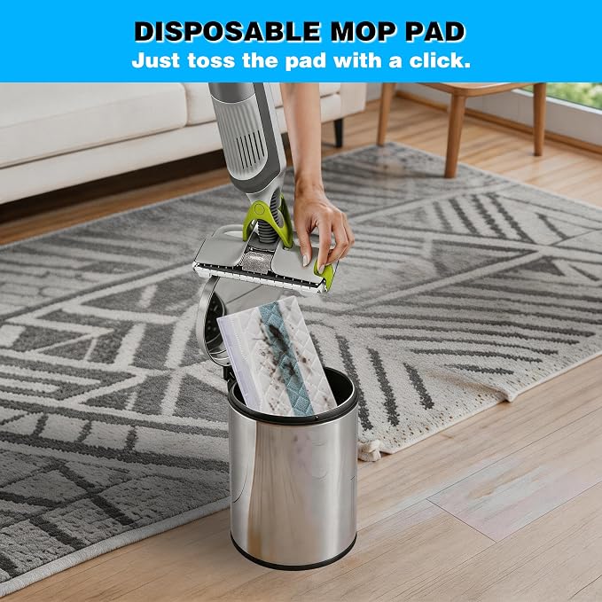 Disposable Replacement Pads Compatible with Shark Vac Mop VM250 VM251 VM252 ,VM200P12, Part No:VMP30 VMP10 VMP16 Vm and VC Vac Mop Series Pad Refills