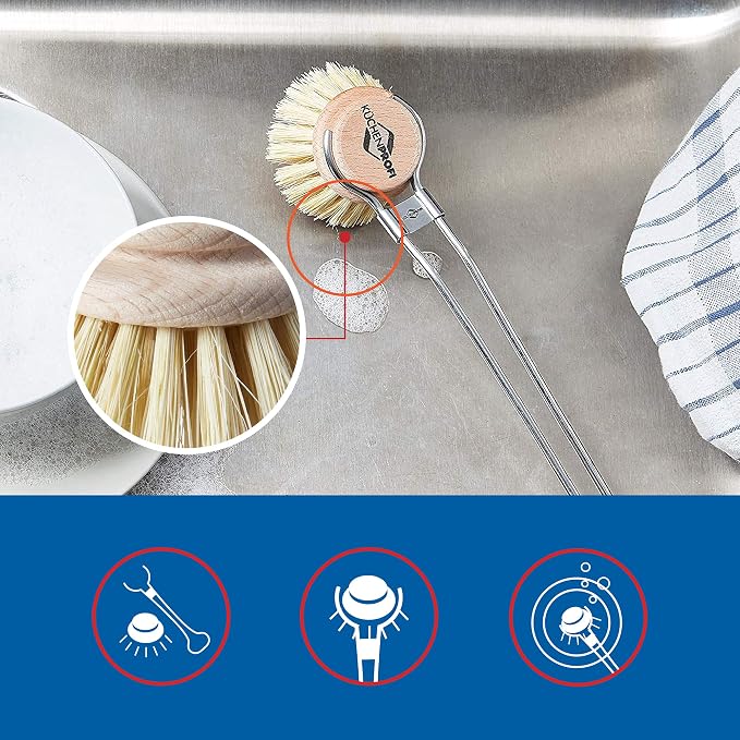 Küchenprofi Classic Dishwashing Brush, Stainless Steel, K1109432800