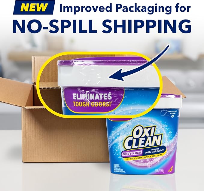 OxiClean Odor Blasters Versatile Odor and Laundry Stain Remover Powder, 5 lb