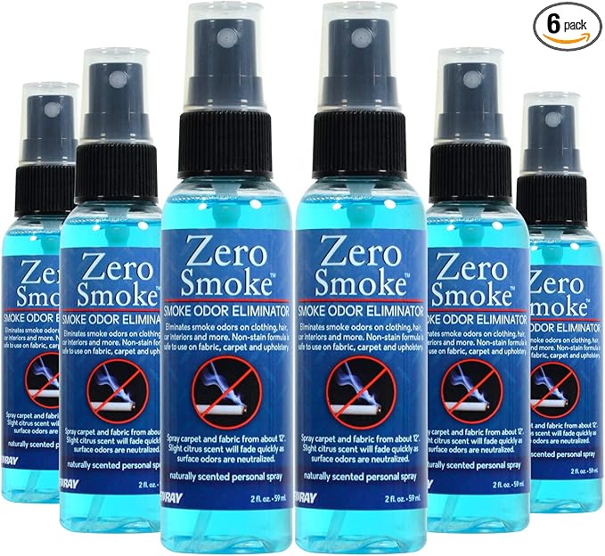 Jenray Smoke Odor Eliminator Spray 2 Oz. Smoke Smell Eliminator (6)