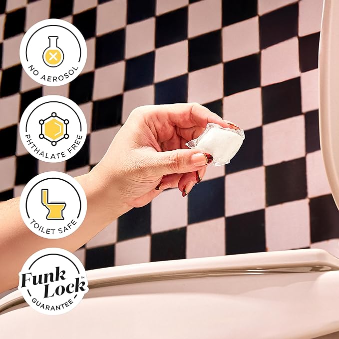 Poo-Pourri Before-You-Go 2-in-1 Toilet Potty Pods, Original Citrus, 5 Ct, Bathroom Odor Deodorizer and Toilet Cleaner with Essential Oils, Lemon, Bergamot and Lemongrass Scent (Pack of 4)