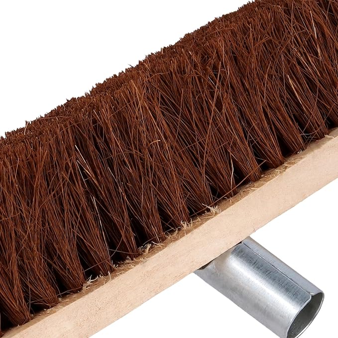 JEUIHAU 2PCS 12 Inch Floor Scrub Brushes, Outdoor Deck Brush for Concrete Floor, Garden, Patio and Wooden Deck Cleaning