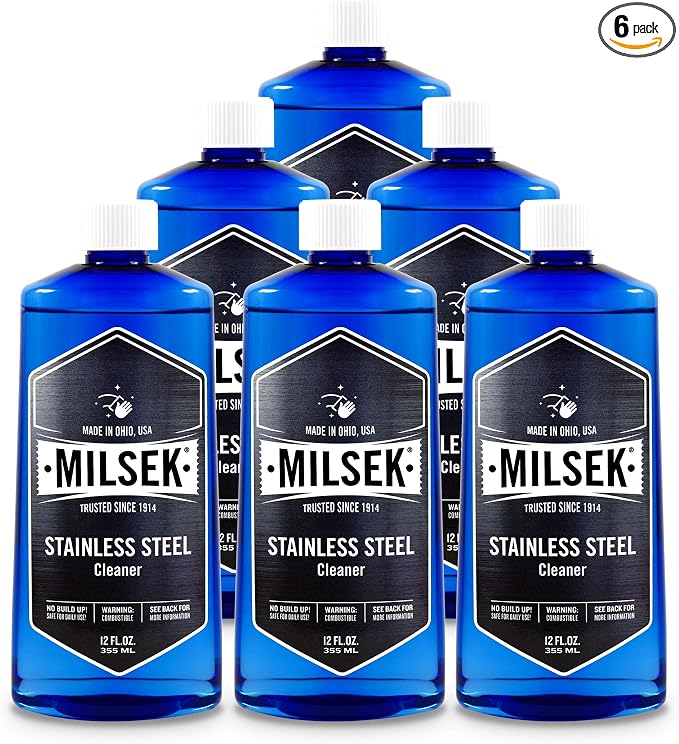 Milsek Stainless Steel Cleaner, 6 Count, (AX-AY-ABHI-112874)