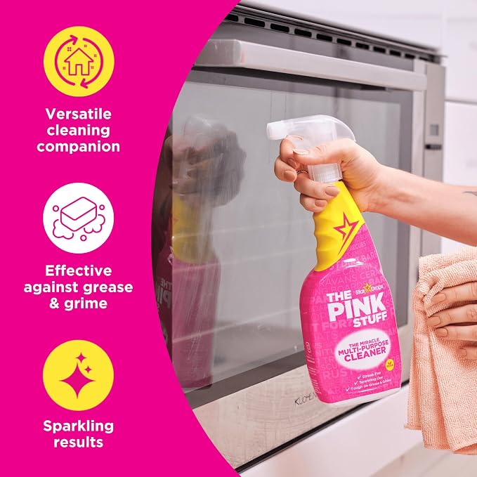 Stardrops - The Pink Stuff - The Miracle Multi-Purpose Cleaning Spray 750ml 3-Pack Bundle (3 Multi-Purpose Spray)
