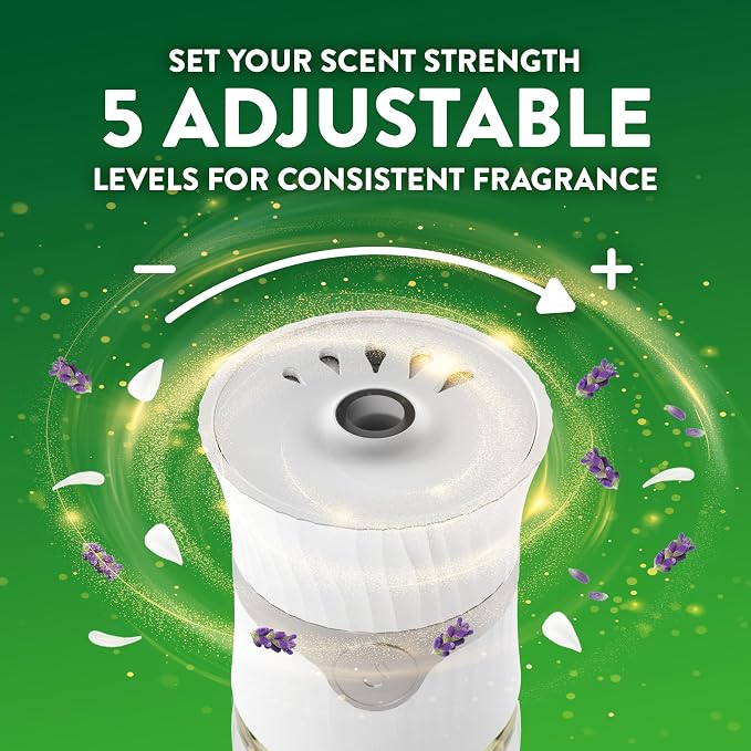 Air Wick Plug in Scented Oil Starter Kit,2 Warmers + 6 Refills,Lavender & Chamomile,Eco Friendly,Essential Oils,Air Freshener,(Pack of 2)