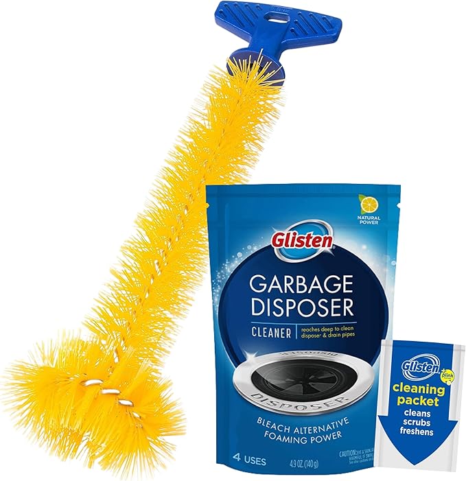 Mr. Scrappy Garbage Disposal Brush and Disposer Care Kit