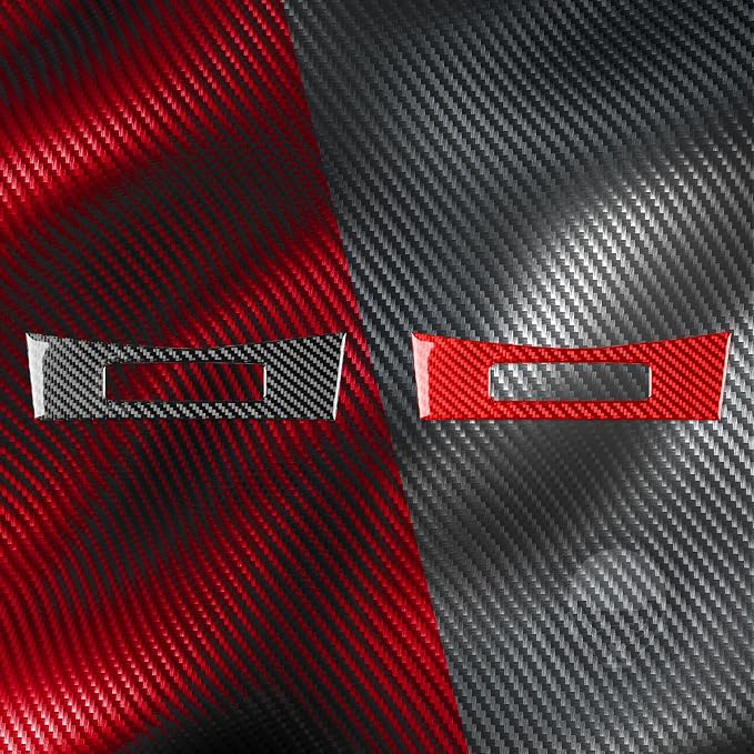 Passenger Console Trim for Toyota Corolla 2009-2013 Accessories Black | Soft Carbon Fiber | Upgrades for Car | Only for Left-Hand Drive | Anti-Scratch | Sporty Style