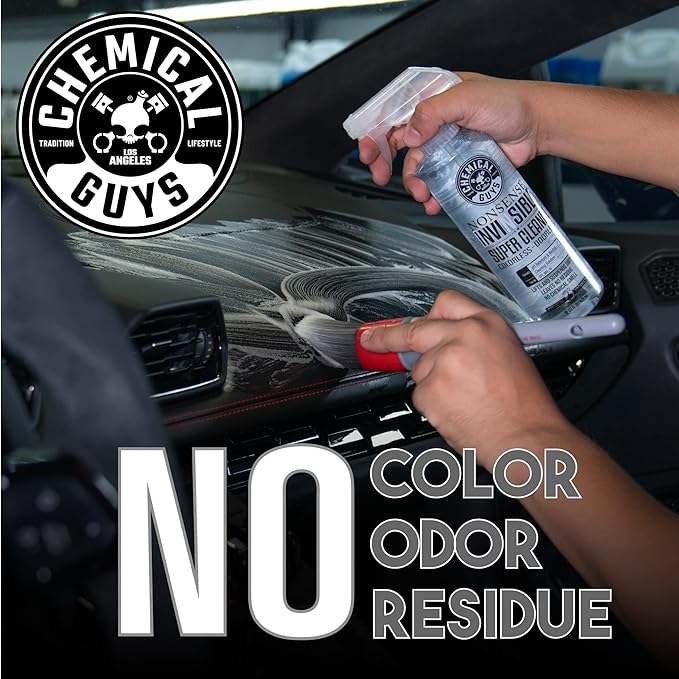 Chemical Guys, Nonsense Colorless & Odorless All-Surface Cleaner, 32 oz | Colorless, odorless, residue-free cleaner lifts dirt from vinyl, rubber, plastic, carpet and upholstery.