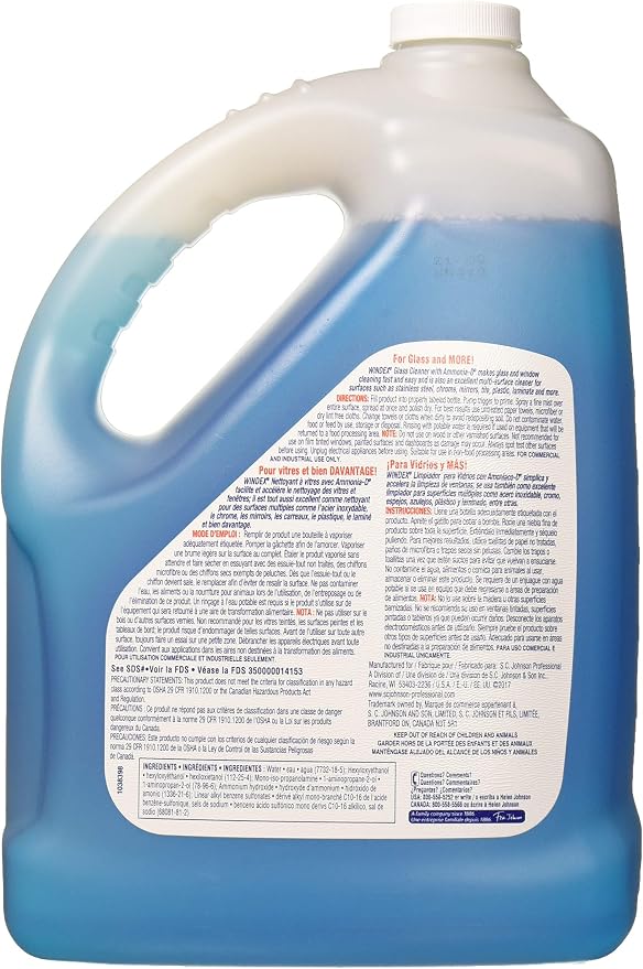 Windex Unscented Glass 1 gallon (Pack of 2)