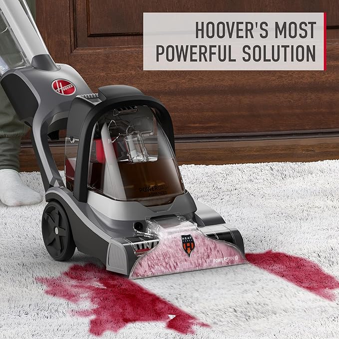 Hoover Prime Professional Carpet Cleaner Solution, 50 oz., Ocean Breeze Scent, Powerful Shampoo Solution, Remove Tough Stains, Pair Carpet Cleaner Machine, (Pack of 2)