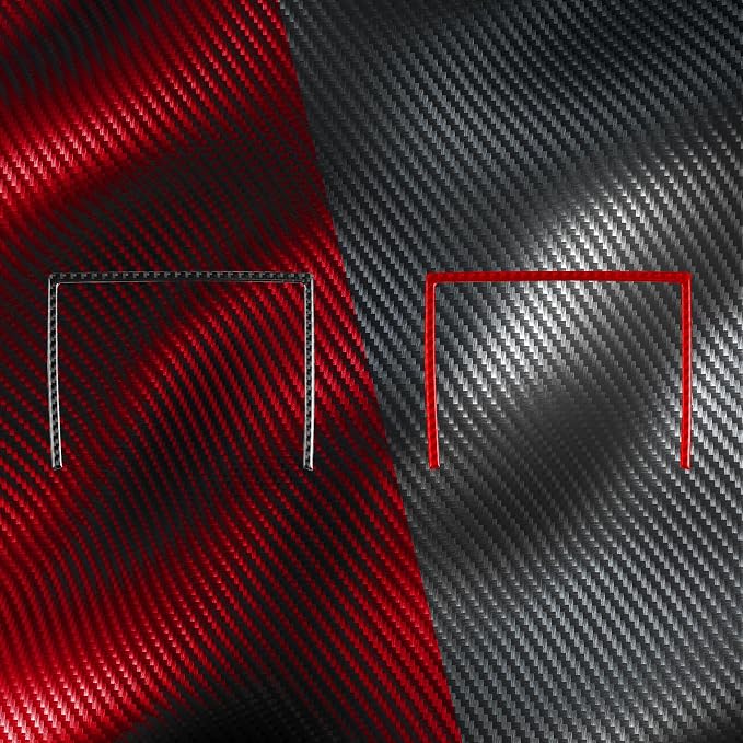 Real Carbon Fiber Trim for Toyota Camry Accessories | for 2012 2013 2014 Center Control Screen Sticker Interior Thick Overlay Decal
