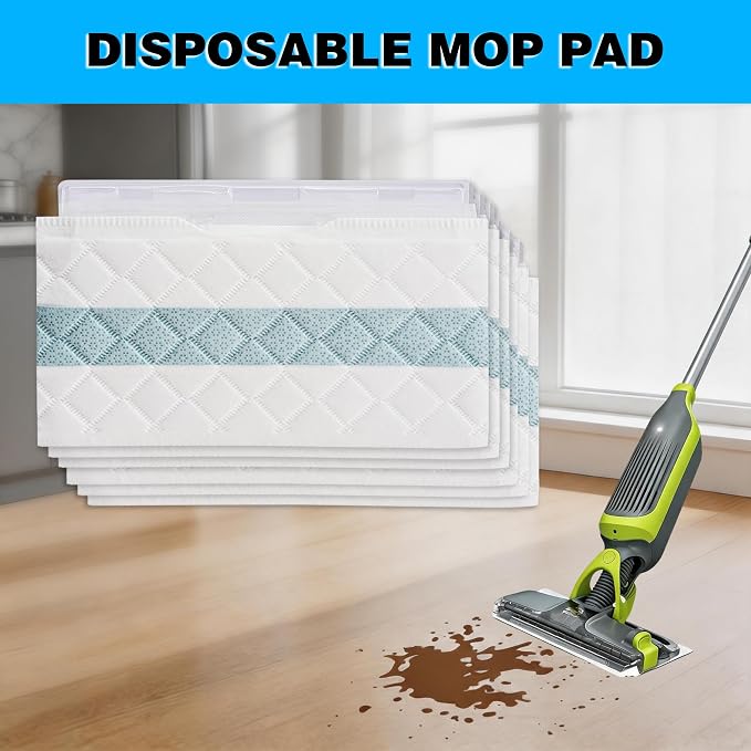 Disposable Replacement Pads Compatible with Shark Vac Mop VM250 VM251 VM252 ,VM200P12, Part No:VMP30 VMP10 VMP16 Vm and VC Vac Mop Series Pad Refills