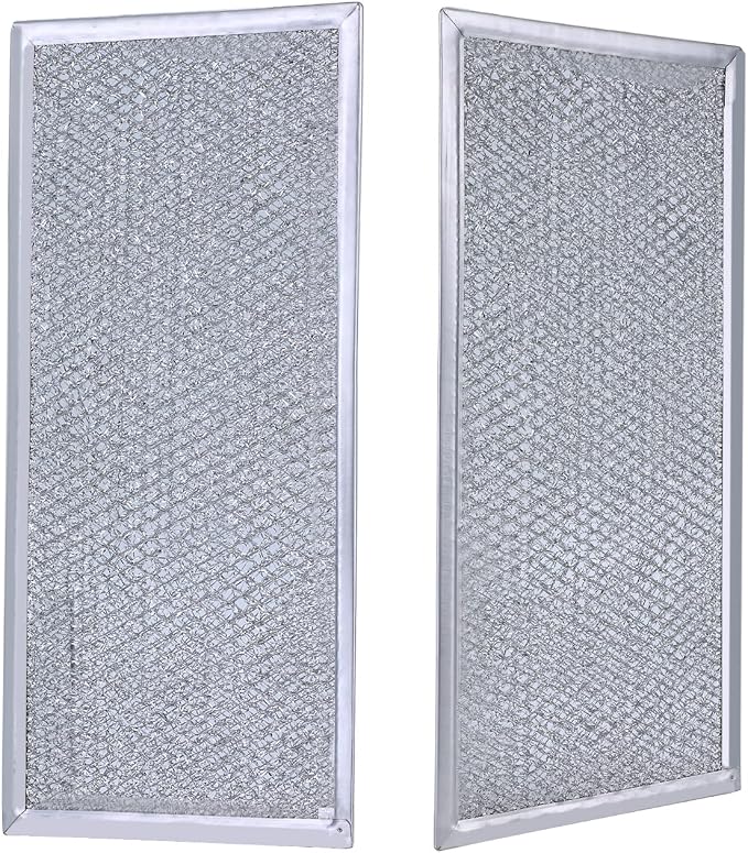 Grease Filter Replacement for Whirlpool Microwave WMH31017AS WMH31017HZ WMH31017FS WMH32519HZ WMH32519CS WMH32519HZ WMH53520CS WMH53521HZ.(2 Pack)