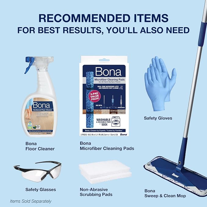 Bona Floor Polish Remover - Covers 200sqft - 32 Fl Oz (Pack of 8)