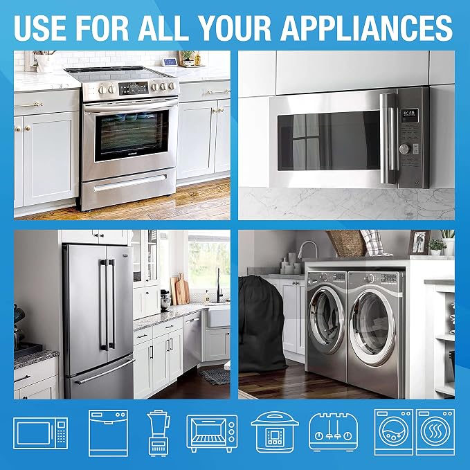 MiracleWipes for Stainless Steel, Great for Kitchen and Appliances, Including Oven, Refrigerator, Dishwasher, Microwave, Sink, Hood, Grill, Removes Fingerprints and Smudges - 60 Count (Pack of 2)
