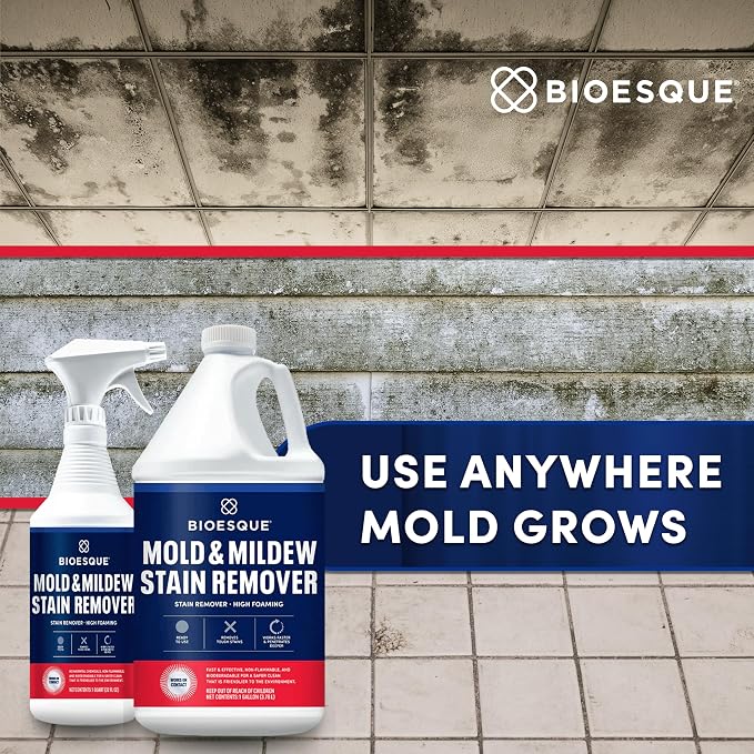 Bioesque Mold & Mildew Stain Remover, 32 Fluid Ounce (Pack of 1)
