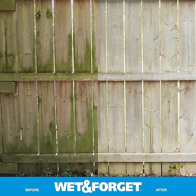Wet & Forget Outdoor Moss Mold Mildew & Algae Stain Remover 2x .75 Gallon