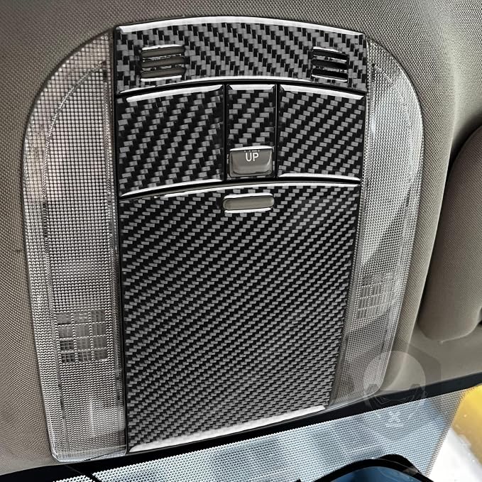 Roof Reading Trim for Toyota Corolla 2009-2013 Accessories Black | Soft Carbon Fiber | Upgrades for Car | Only for Left-Hand Drive | Anti-Scratch | Sporty Style
