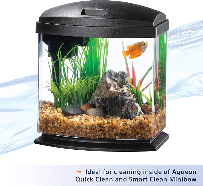 Aqueon Aquarium Algae Scraper, Fish Tank Magnetic Glass Cleaner for Glass/Acrylic, Mini