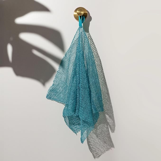 EcoTools Exfoliating Bath Net, Inspired By African Net Sponge, Exfoliates & Cleanses Whole Body, Flexible & Reusable, Eco-Friendly Body Scrubber, Vegan & Cruelty-Free, 1 Count