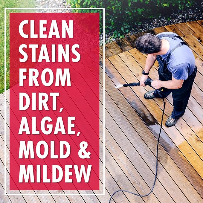 30 SECONDS Outdoor Mold & Mildew Cleaner & Stain Remover Concentrate | 128 fl. oz. | 2 Pack
