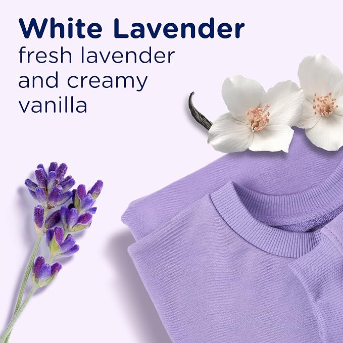Downy Light Laundry Scent Booster Beads, White Lavender Scent, 24.0 OZ, In-wash fabric beads designed to be gentle with a light boost of scent, No Heavy Perfumes