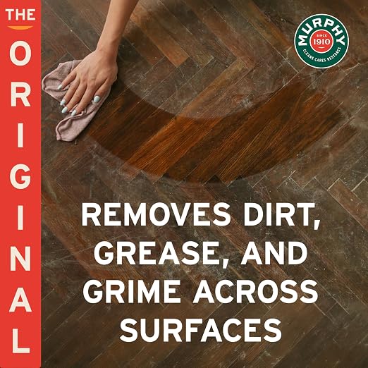 Murphy Oil Soap Concentrated Formula, Wood Cleaner, No-Rinse Floor Cleaner, Citronella Oil Scent, 32 fl oz Bottle (3 Pack)